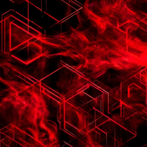patron-abstracto-de-hexagonos-rojos-con-fuego-arte-digital-14429